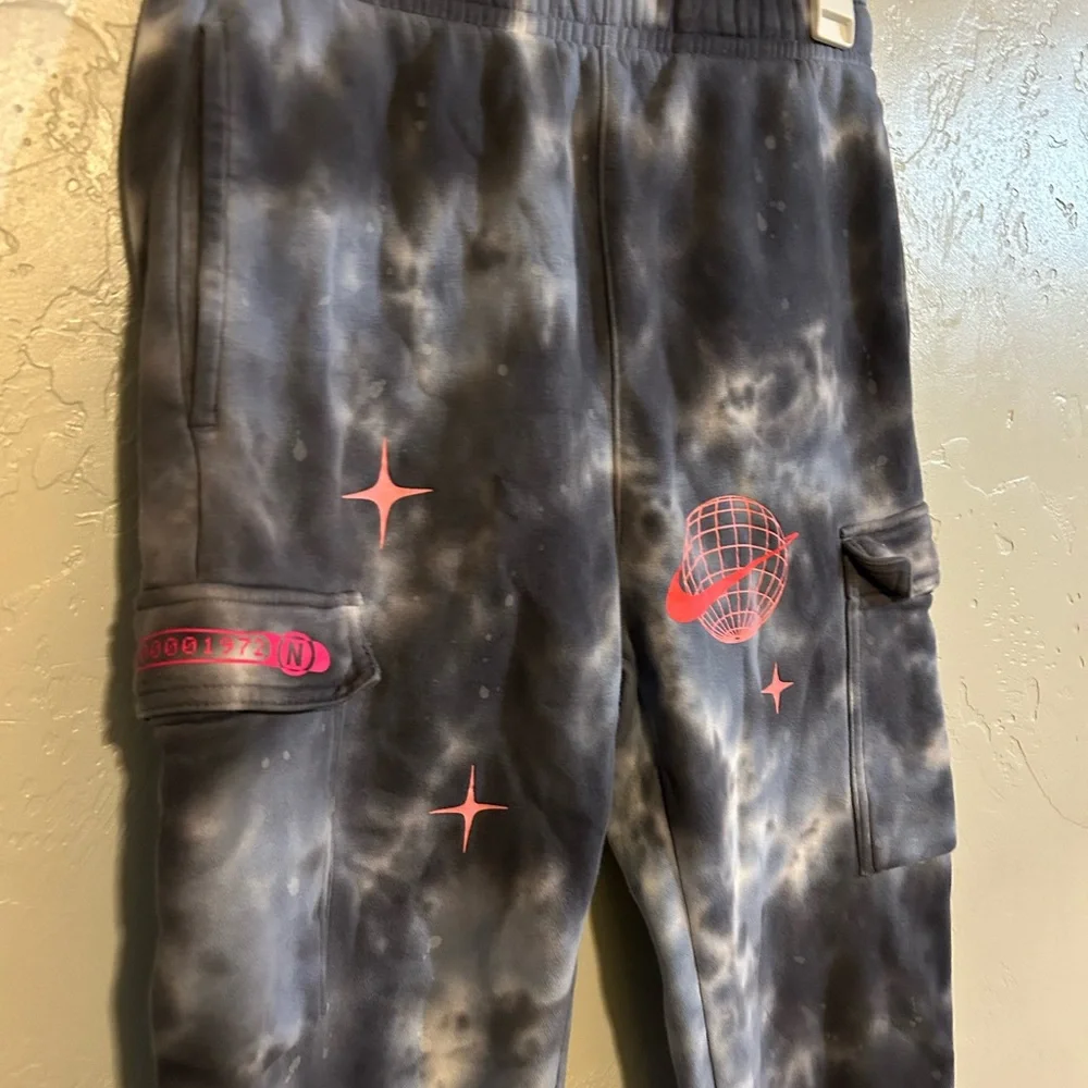 NIKE Spacewave Galaxy‎ Cargo Fleece Jogger Sweatpants